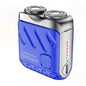 9000RPM High Speed Premium Portable Mini Shaver Dual Head Waterproof Type-C Rechargeable Shaver  IPX7 Waterproof Travel Razor