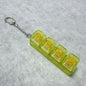 New DIY Keyboard Fidget Keychain Keys Button Keycap Clicker Toy Pass The Time Relief Stress Pinch Toy Adult