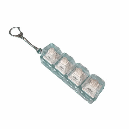New DIY Keyboard Fidget Keychain Keys Button Keycap Clicker Toy Pass The Time Relief Stress Pinch Toy Adult