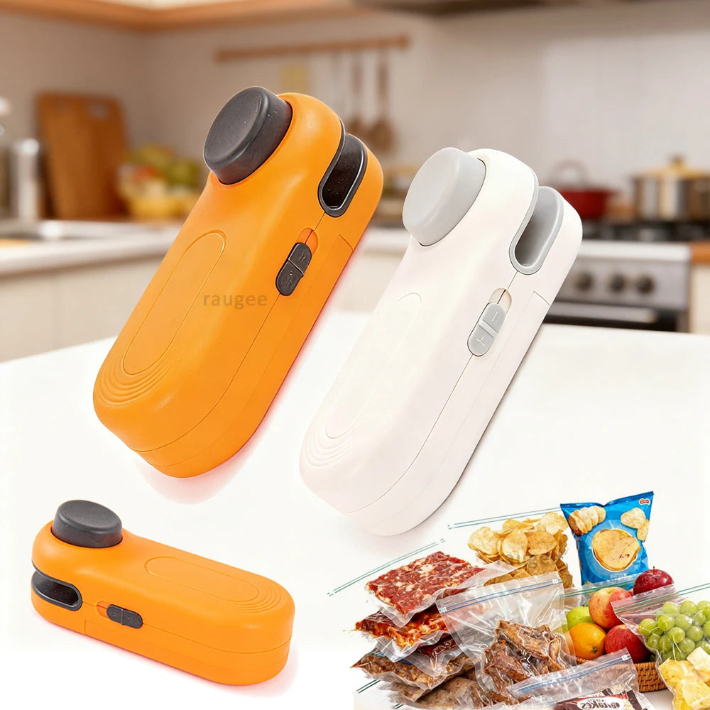 Mini Heat Bag Sealing Machine Plastic Bag Sealer Portable Thermal Plastic Bag Sealer Mini Handheld Plastic Bags Sealing Machine