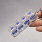 New DIY Keyboard Fidget Keychain Keys Button Keycap Clicker Toy Pass The Time Relief Stress Pinch Toy Adult
