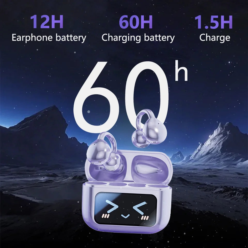 Touch Screen Wireless Bluetooth Earphone 144 Languages Real-Time Translation Headphones HiFi Audio Earbuds Sports Games Headset