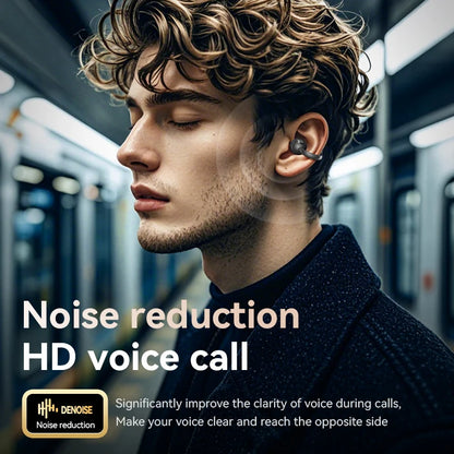 AI real-time translation wireless Bluetooth earphones with LED touch screen, 144 languages AI real-time translation earbuds