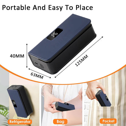 Plastic Bags Sealer Mini Heat Bag Sealing Machine Portable Food Packaging Bag Sealer USB Rechargeable Plastic Bag Thermal Sealer