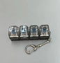 New 3/4/9 Keys Finger Keyboard Keycap Stress Relief Fidget Keychain Pass The Time Key Button Pinch Toy Adult