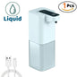 Automatic Liquid/Foma Soap Dispenser, Touchless Electric Dispenser, USB Rechargeable with Infrared Sensor for Bathroom,Kitchen