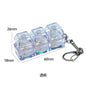 New 3/4/9 Keys Finger Keyboard Keycap Stress Relief Fidget Keychain Pass The Time Key Button Pinch Toy Adult