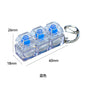 New 3/4/9 Keys Finger Keyboard Keycap Stress Relief Fidget Keychain Pass The Time Key Button Pinch Toy Adult