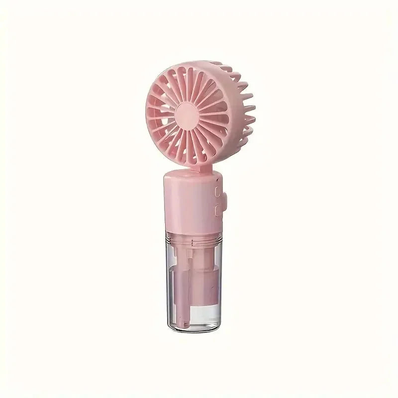 Summer Spray Mist Fan Mini Water Fan F2 Portable Handheld Rechargeable Outdoor Small Fan for Student Dormitory Cooling Tools