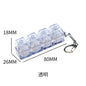 New 3/4/9 Keys Finger Keyboard Keycap Stress Relief Fidget Keychain Pass The Time Key Button Pinch Toy Adult