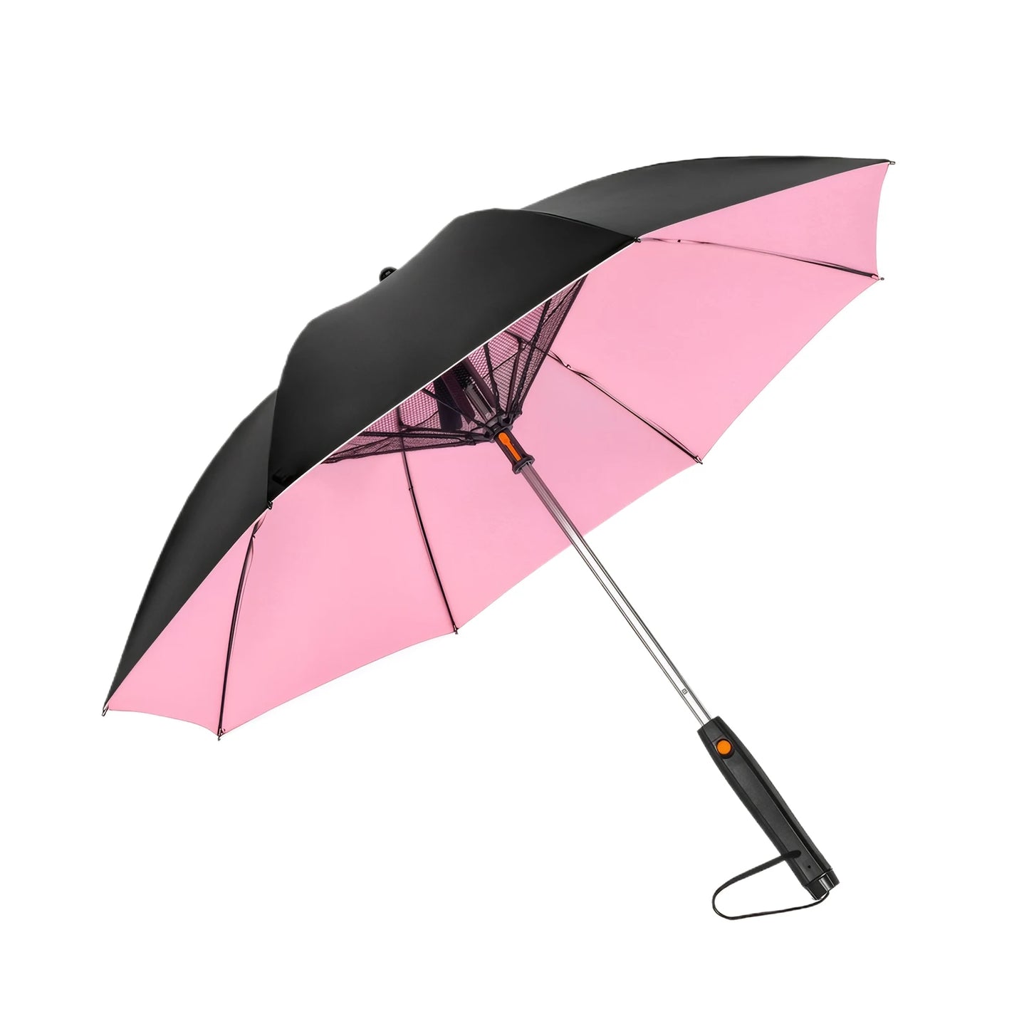 3 In 1 Umbrella With Fan And Mister outdoor Portable Misting Umbrella With Fan Sun Protection Long Handle Umbrella Misting Fan